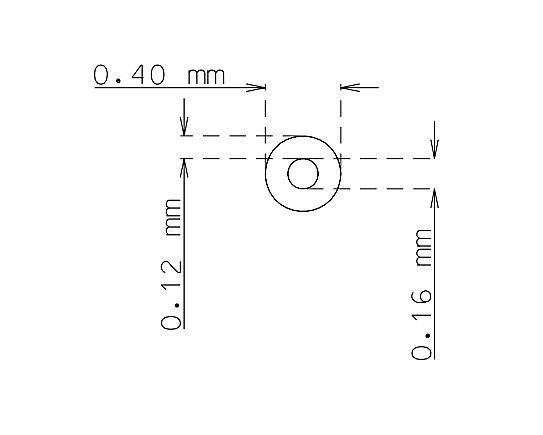 Tube inox de 0.4 mm x 0.12 mm qualité 304 Dur